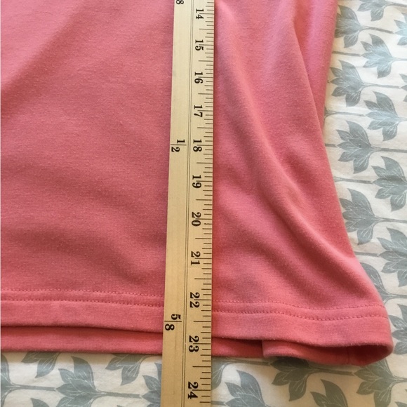 2 Mock Turtlnecks Bundled Together Short sleeve purple / coral Like new worn 1X - Picture 7 of 9